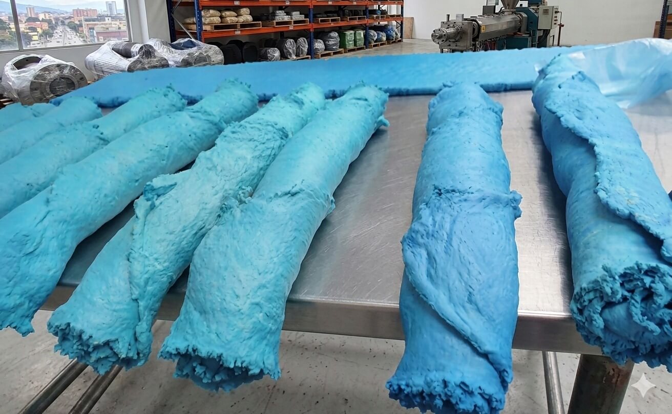 Fabricación de mezclas - Compuesto de caucho